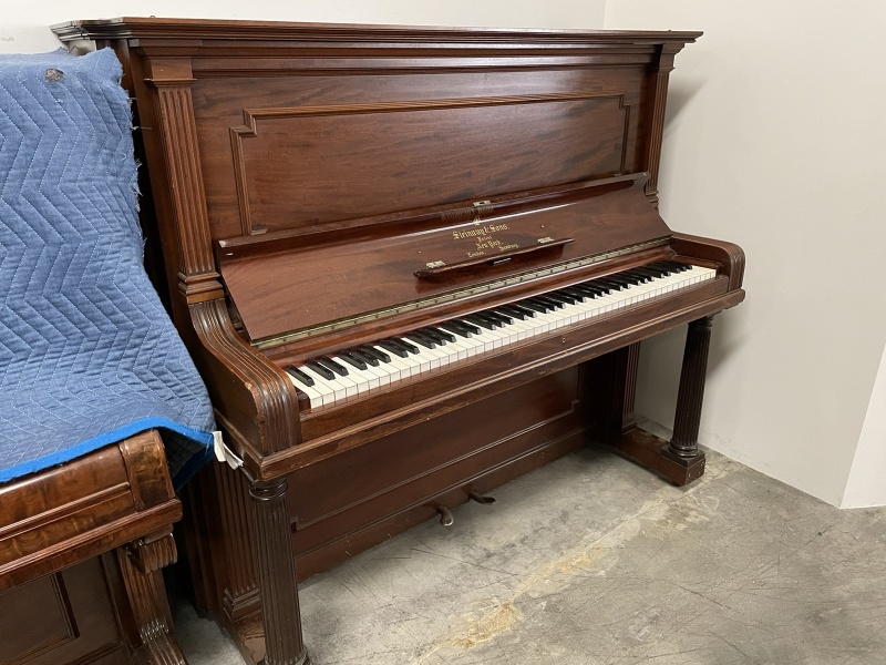 Steinway Tall Upright Piano 54 1/2