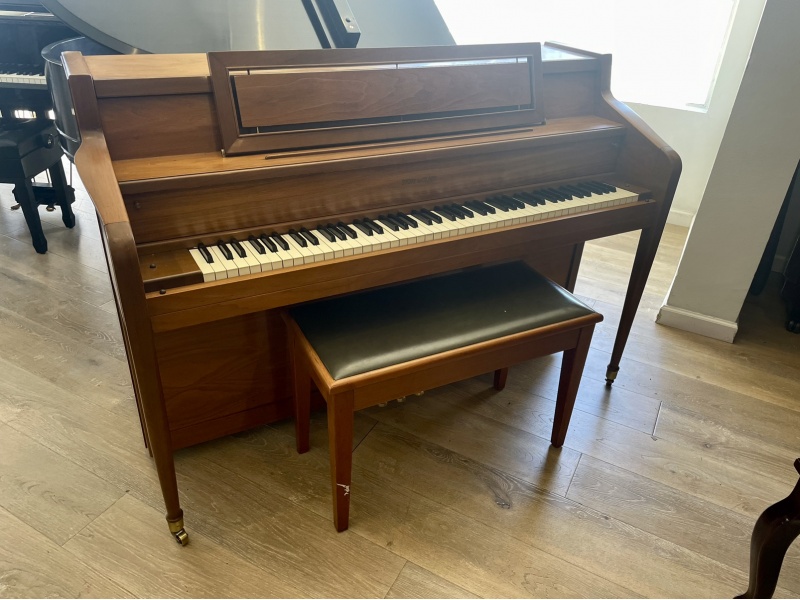 Story & Clark Upright Piano Satin Walnut
