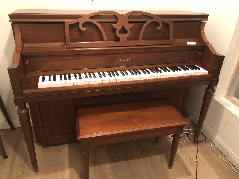 Kawai 801-T Upright Piano with Silent System 44