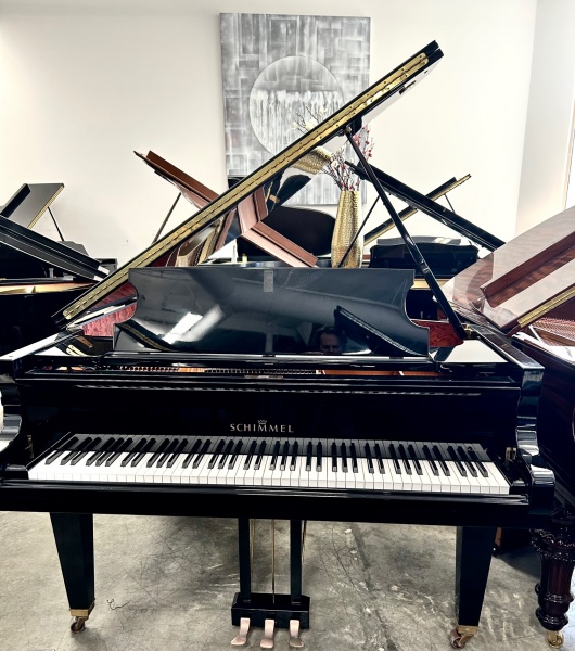 Schimmel Sp Grand Piano w/PianoDisc iQ Player System 6' Polished Ebony 2000