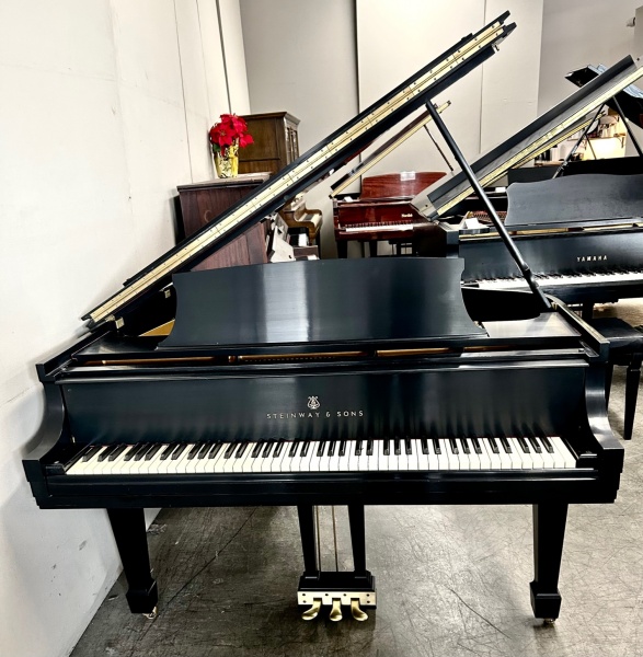 Steinway S Grand Piano 5' Satin Ebony 1962