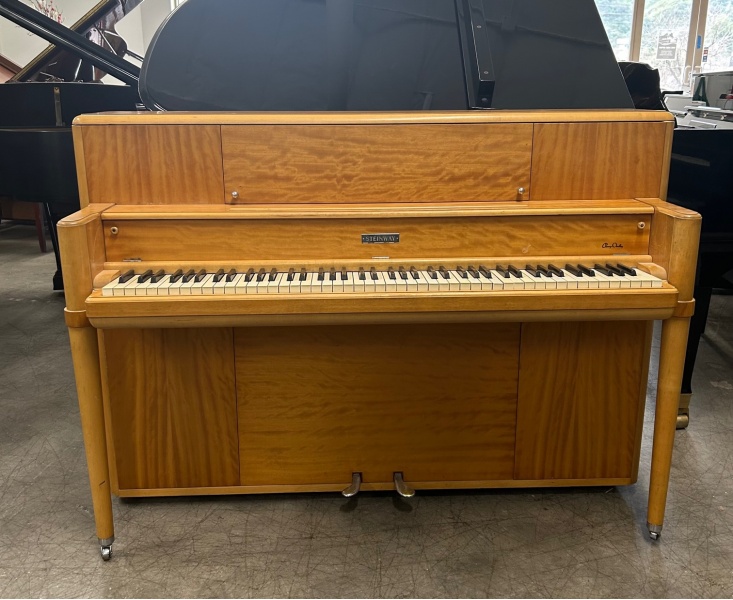 Steinway 40 Mid-Century Modern Upright Console Piano 41 1/2